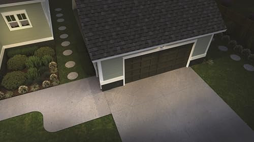 Lithonia Lighting HomeGuard 2-Light LED Outdoor Flood Lights, Dusk to Dawn - color: Dark Bronze, size: 2-Light, style: 1750-2750 Lumens